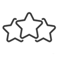 Dark gray square icon with a small circular notch on the left, used as a UI control element.